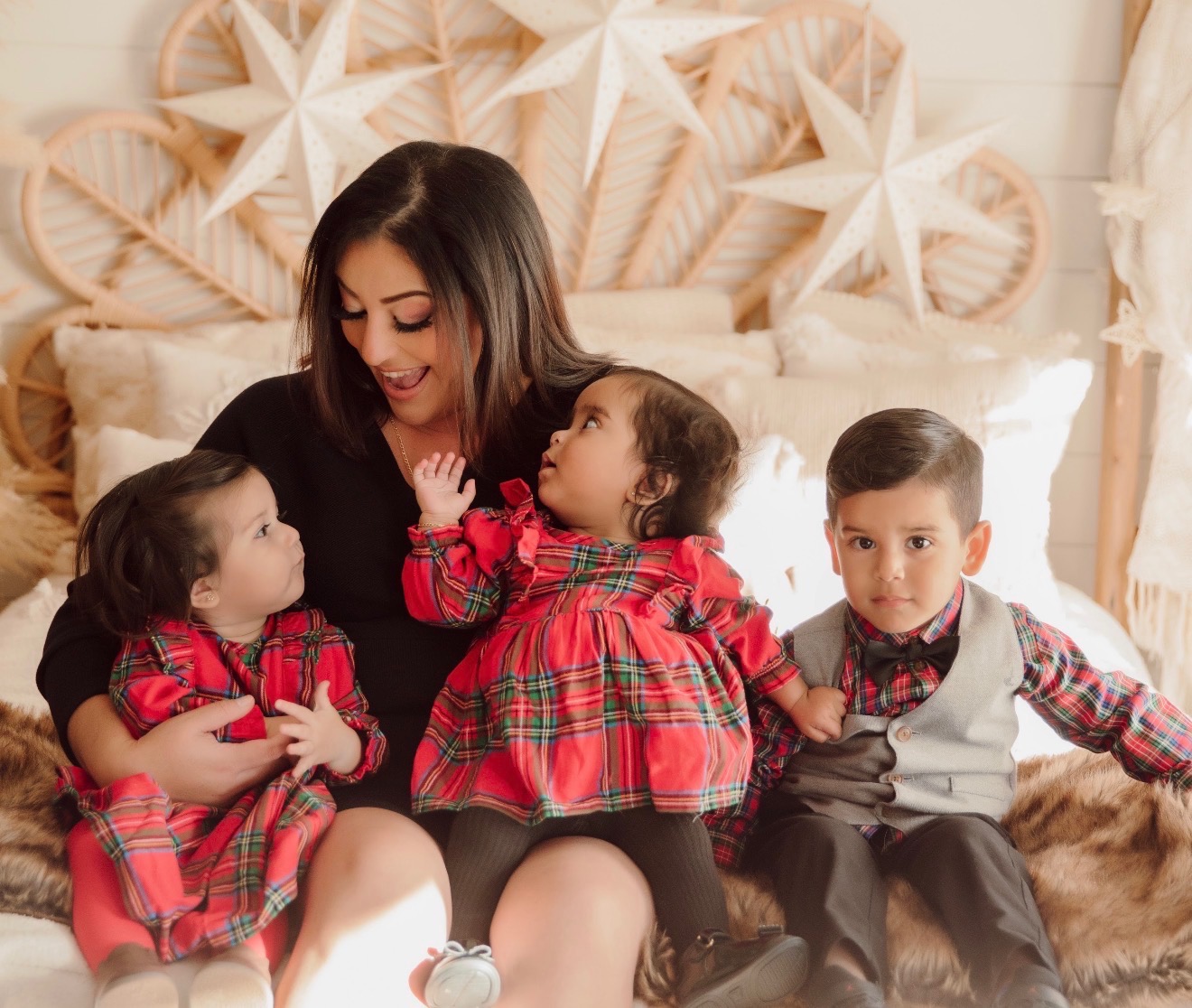 Berenice with her grandchildren